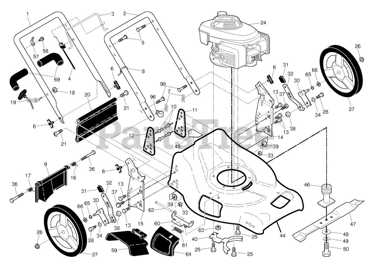 Husqvarna 7021 F (961430042-03) - Husqvarna 21