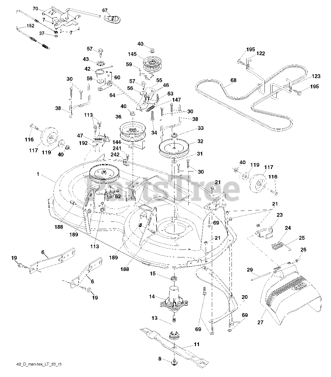 Husqvarna YTH 2242 (960430100-00) - Husqvarna 42