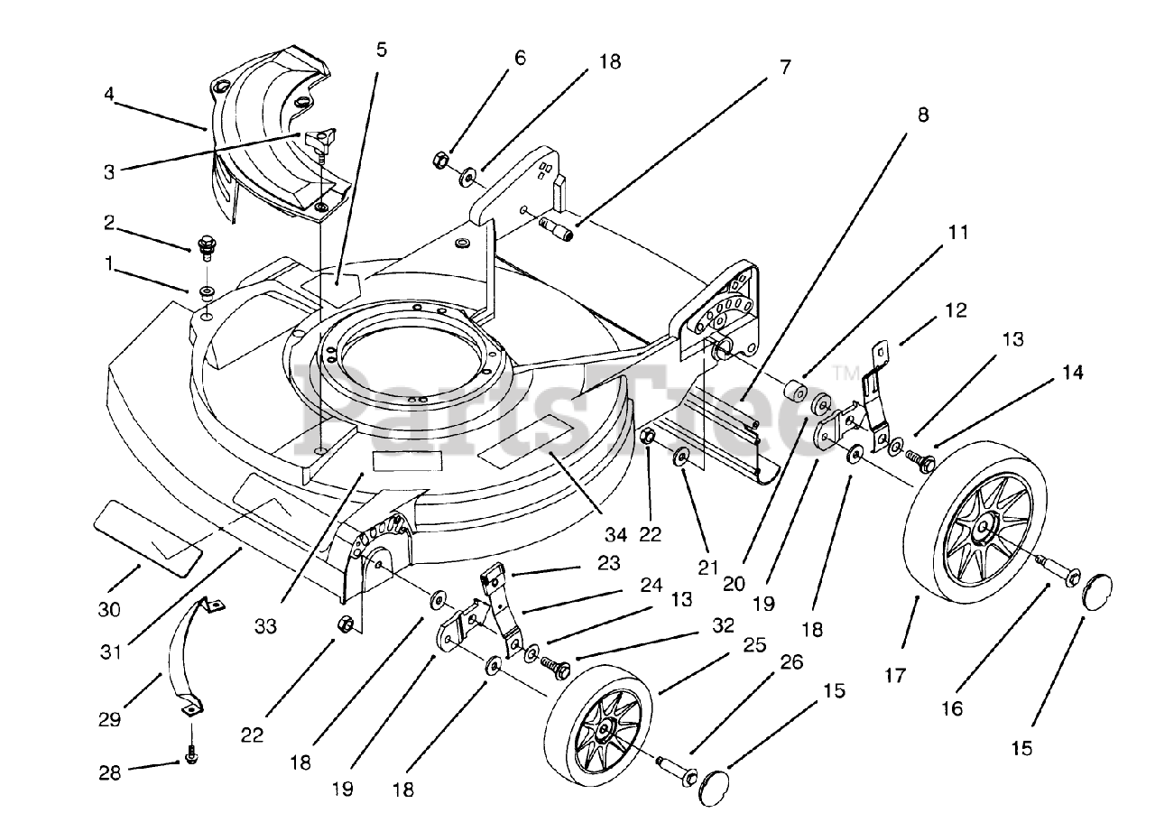 Lawn-Boy 10521 - Lawn-Boy Gold Series Walk-Behind Mower (SN: 005900001 ...