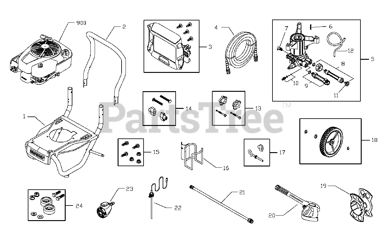 Craftsman 0204330 Craftsman 2,700 PSI Pressure Washer Main Unit