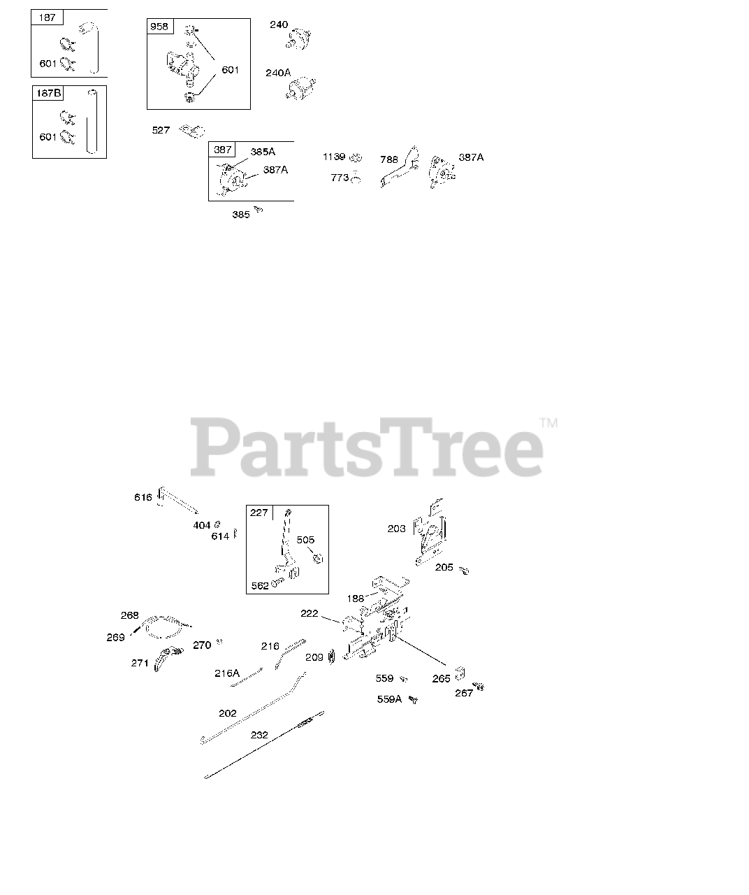 Briggs & Stratton 21B807-0130-B1 - Briggs & Stratton Vertical Engine ...