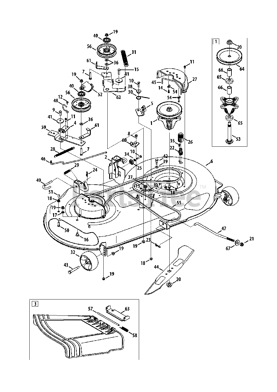 Craftsman 247.289150 (13AX79ST099) Craftsman LT2500 Lawn Tractor