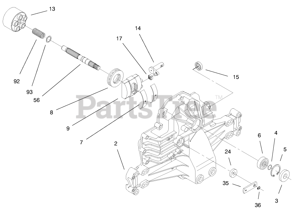 Toro 71215 (14-38 HXL) - Toro Lawn Tractor (SN: 089000001 - 089999999 ...