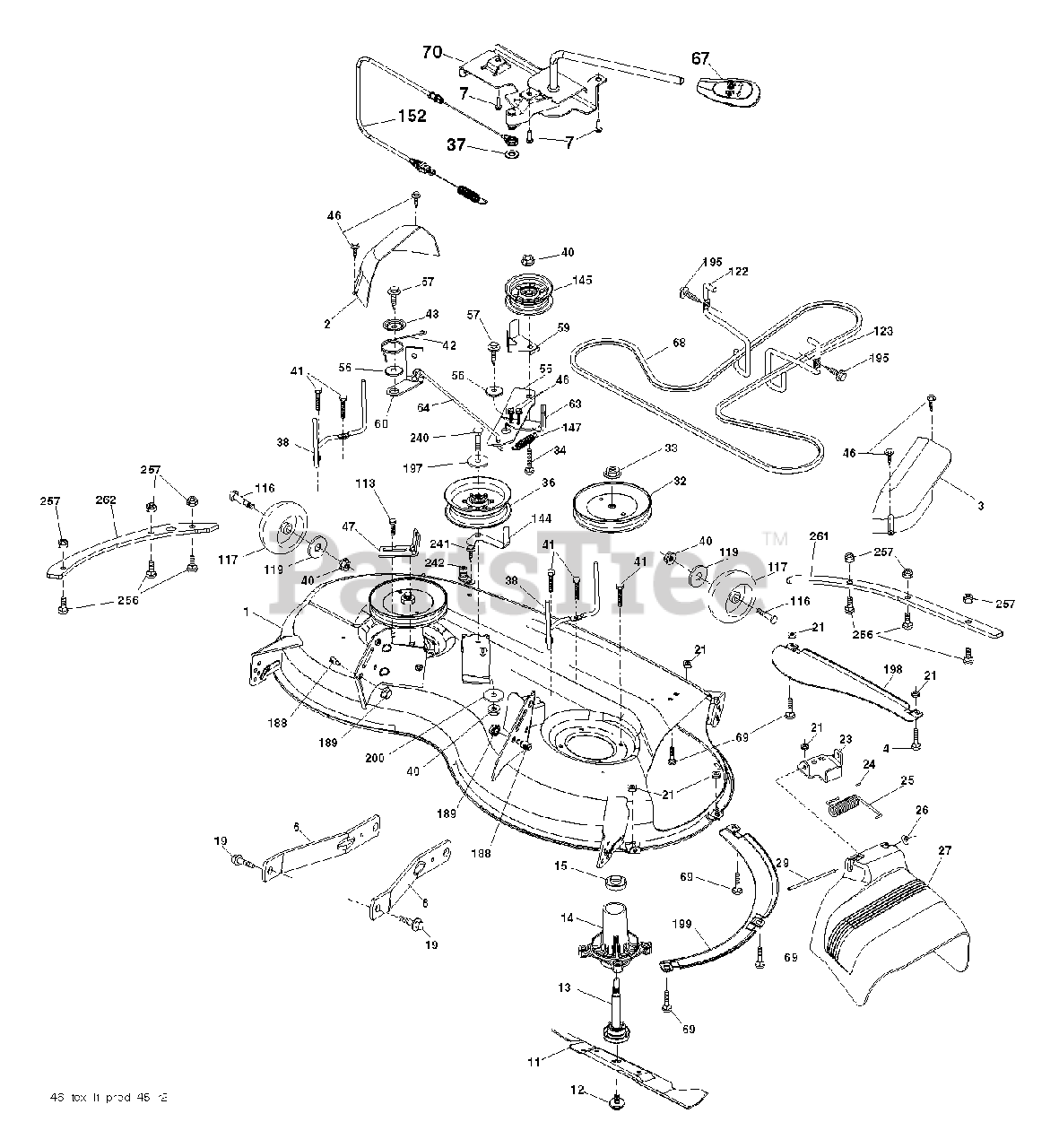 Husqvarna YTH 22V46 (960450062-00) - Husqvarna 46