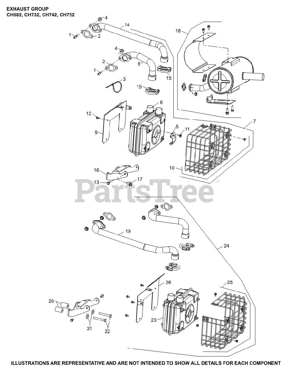 Kohler CH742-3116 - Kohler Command PRO Engine, Made for Gardner Bandit