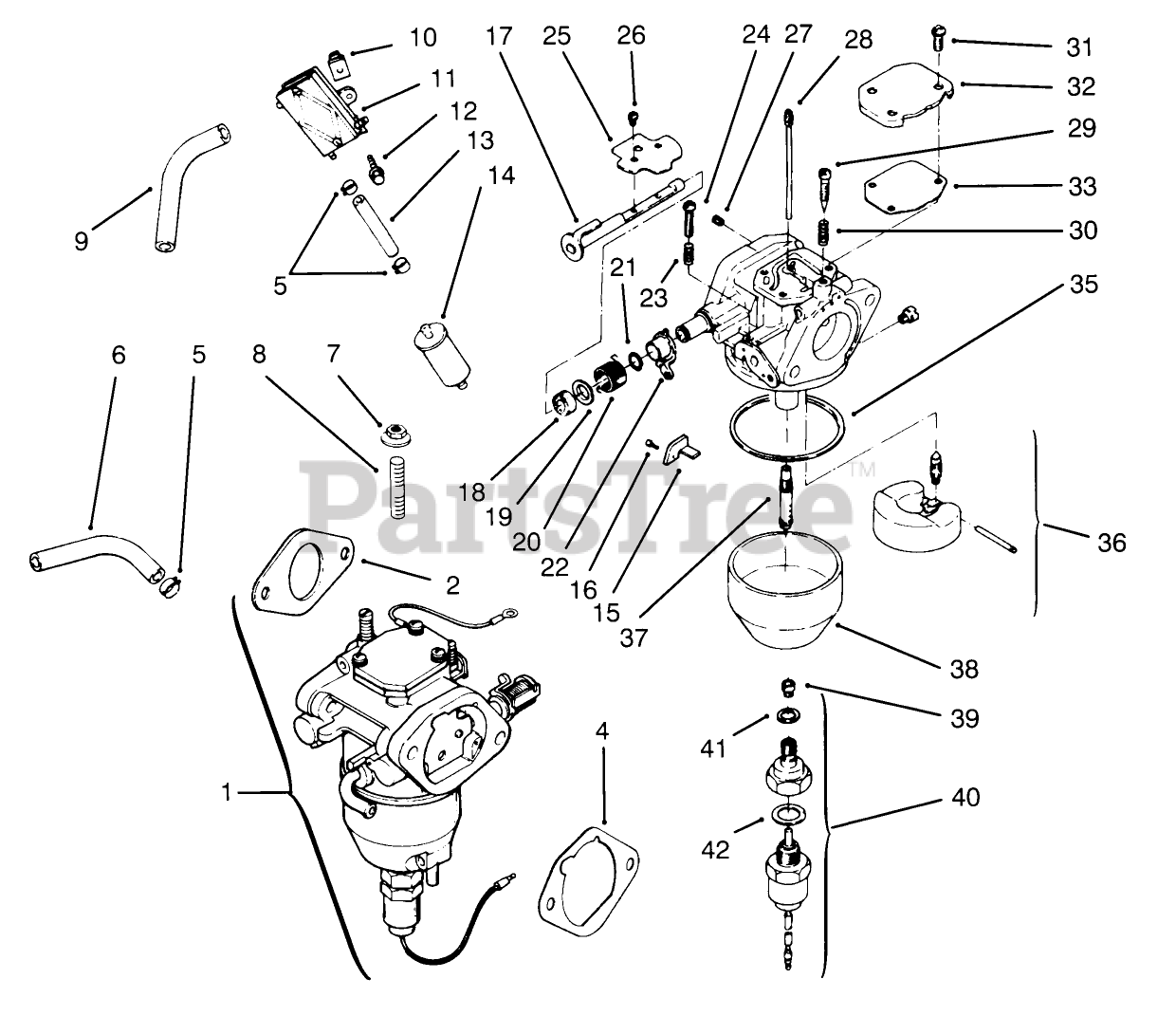 Toro 72084 (266-H) - Toro Yard Tractor (SN: 059000001 - 059999999 ...