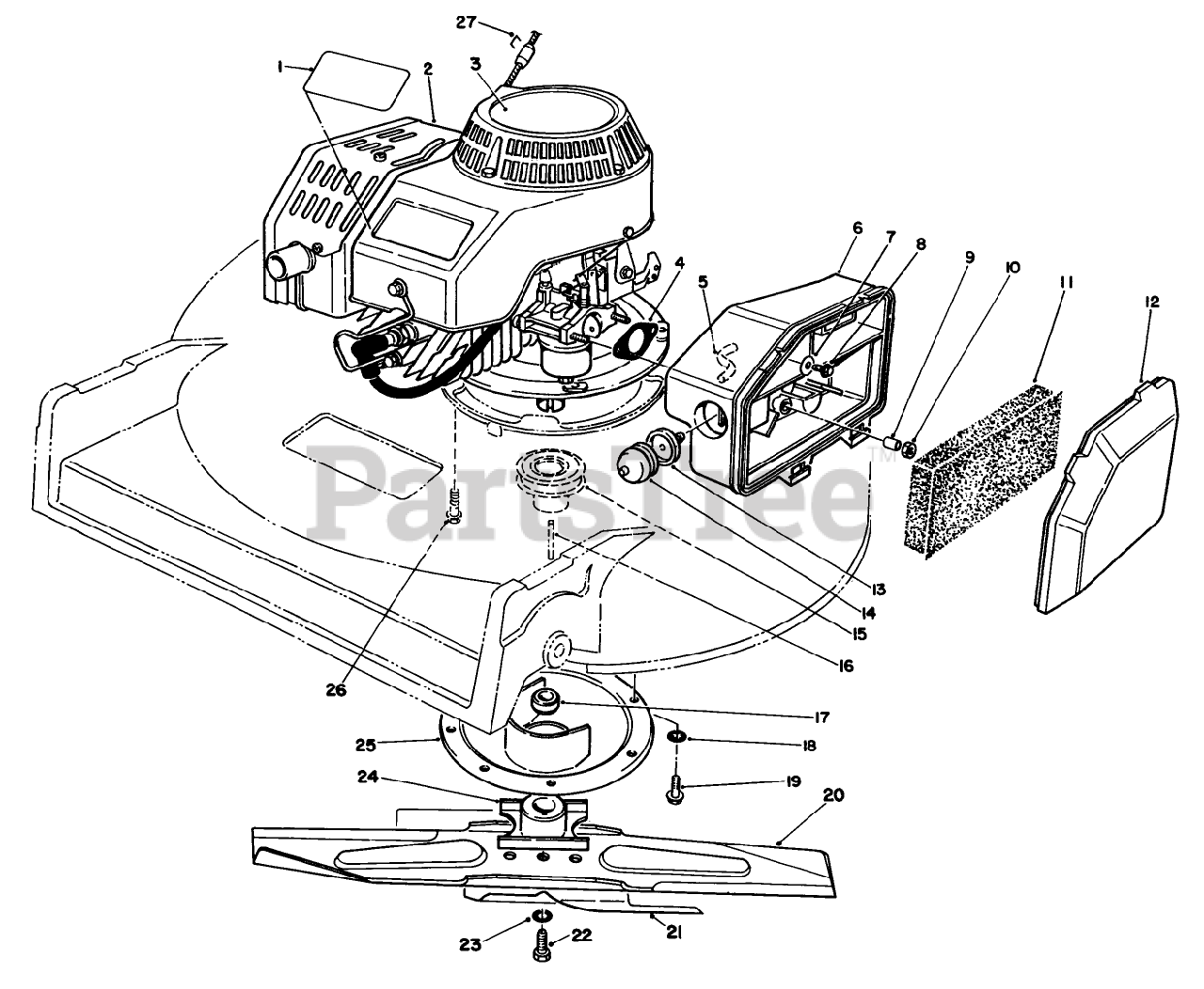 Toro Mower Recycler Engine Diagram