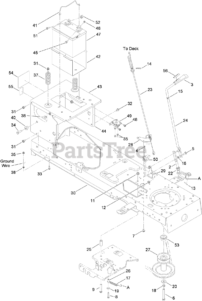 Toro 13AX61RG848 (LX 427) - Toro Lawn Tractor (SN: 1A019H10001 ...