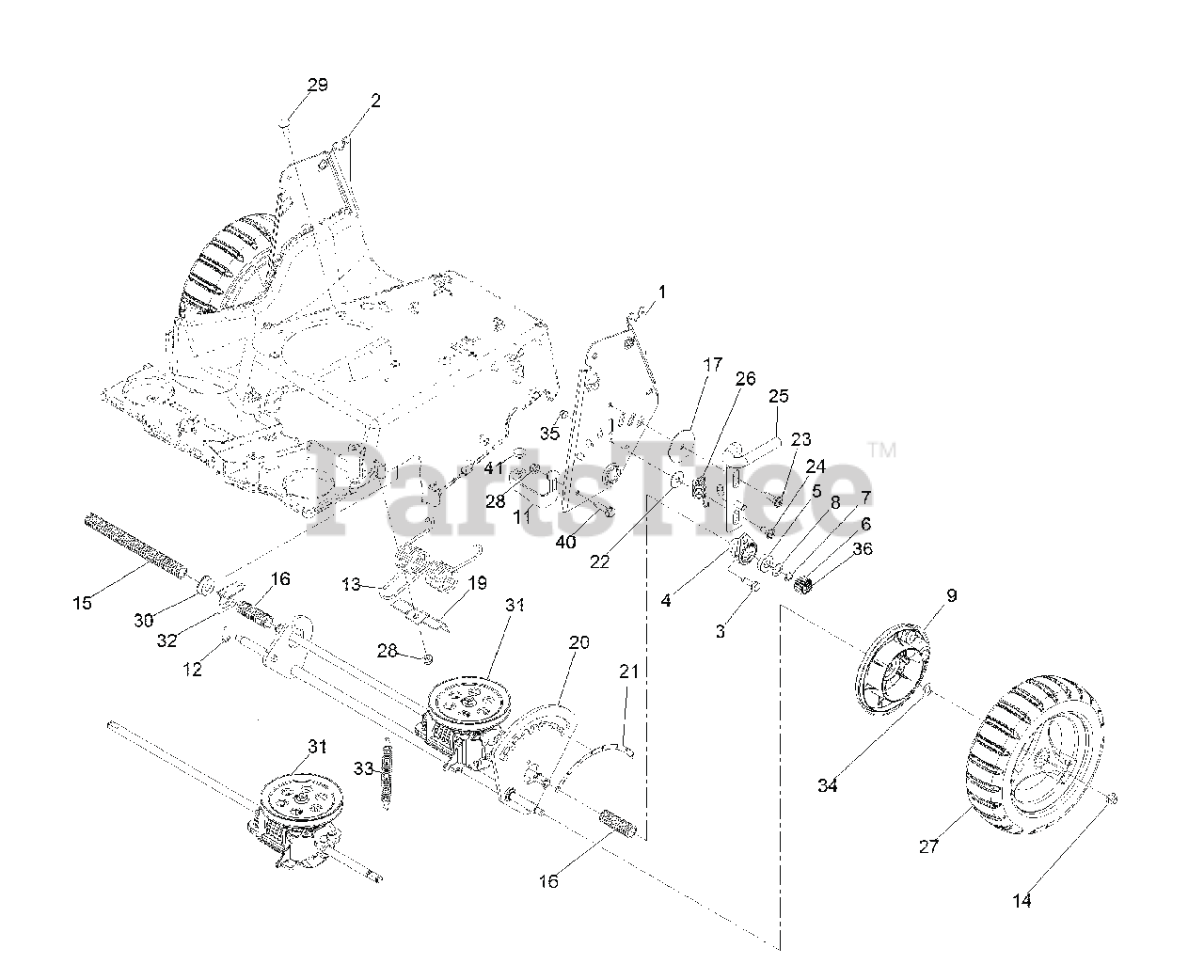 Exmark 30 Inch Commercial Mower Parts