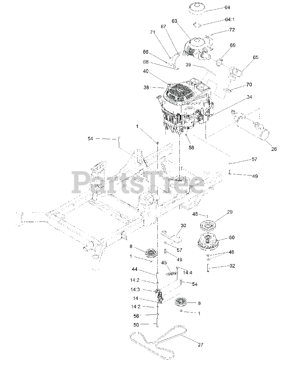 Exmark RAS708GEM603C3 - Exmark 60