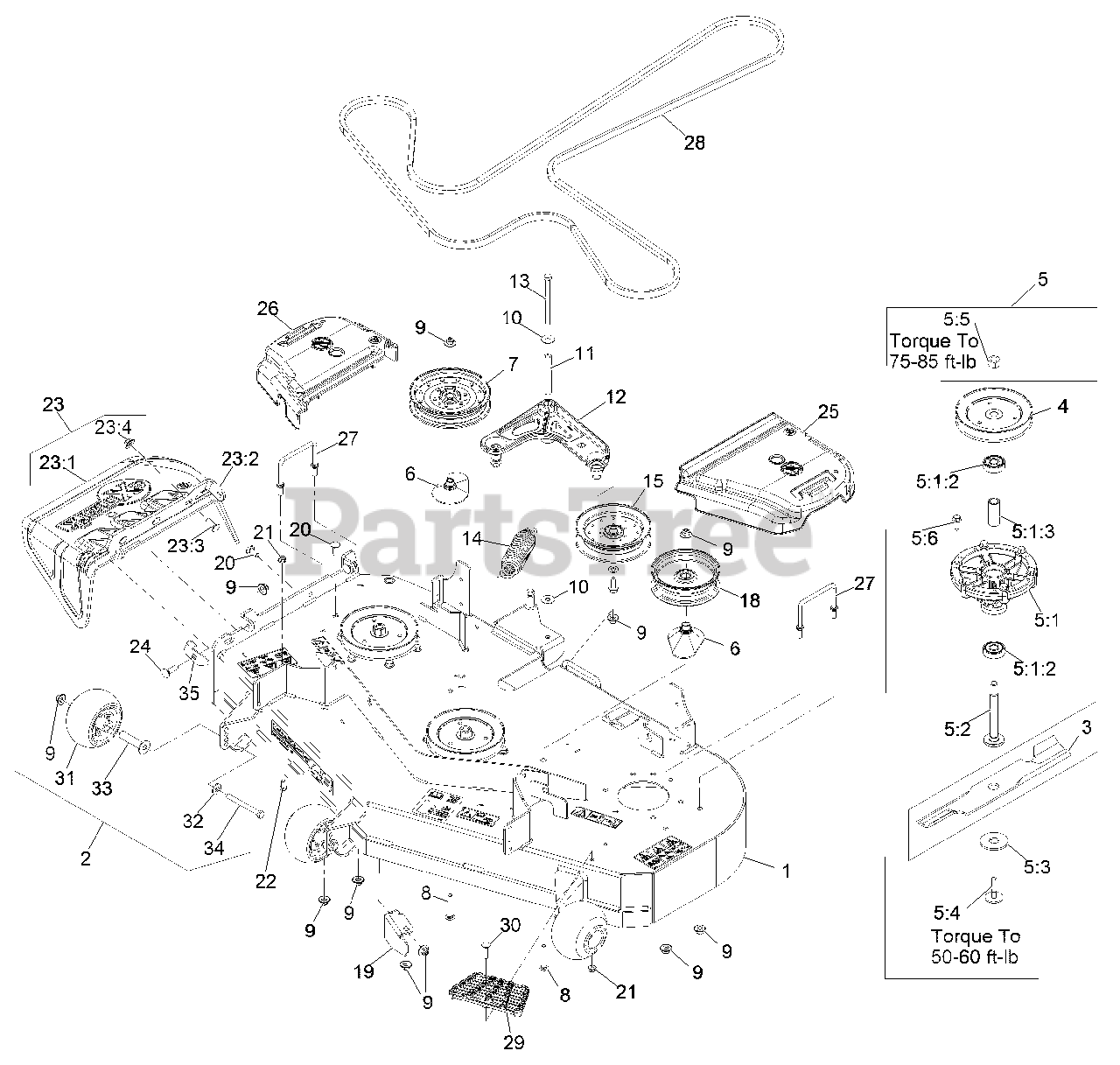 Exmark RAE708GEM48300 Exmark 48" Radius ESeries ZeroTurn Mower