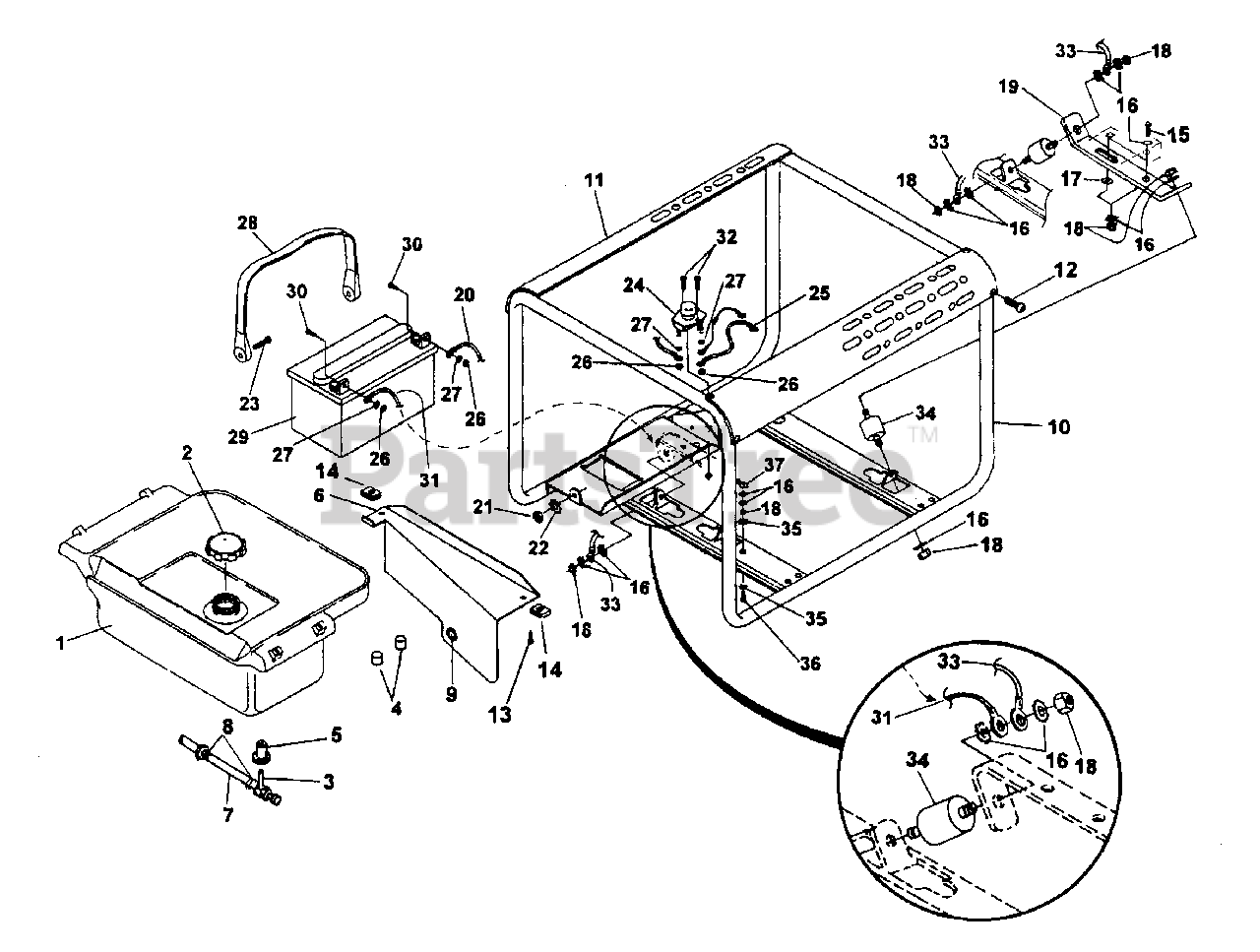 EGO LB4800 Parts Diagram for LB4800_V2