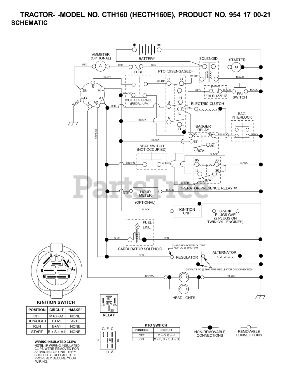 Husqvarna CTH 160 (954170021-E) - Husqvarna Lawn Tractor (2001-02 ...