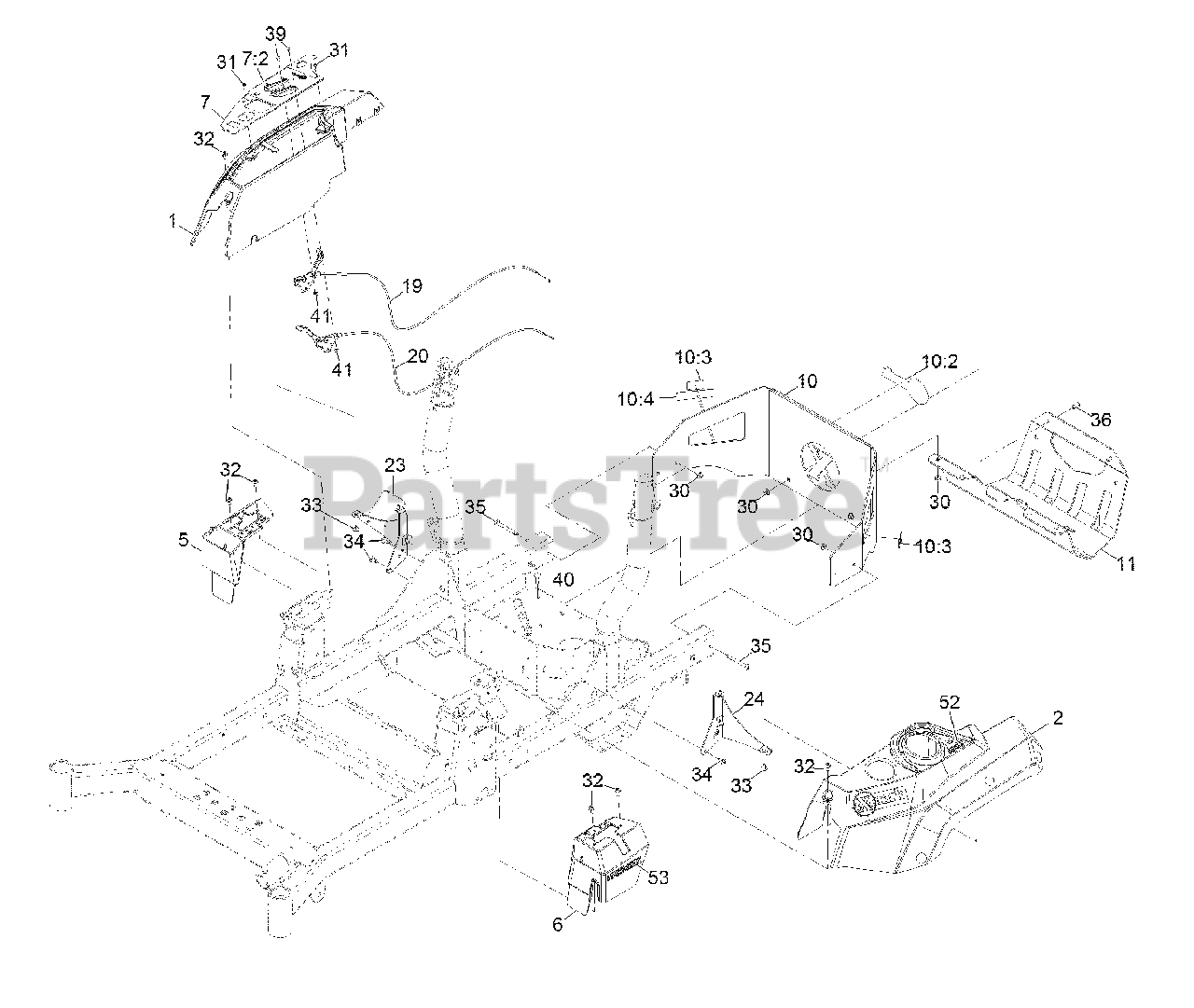 Exmark RAE708GEM48300 - Exmark 48