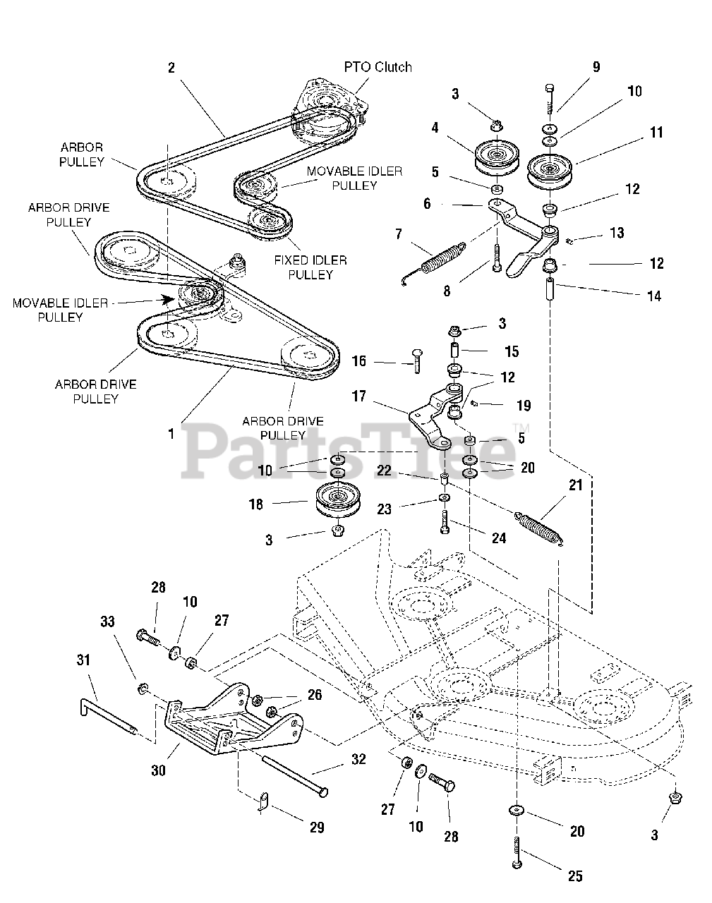 Craftsman 107.277741 2690519 Craftsman ZTS7500 Series 50