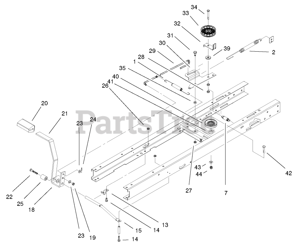 Toro 71227 (16-38 HXL) - Toro Lawn Tractor (SN: 210000001 - 210999999 ...