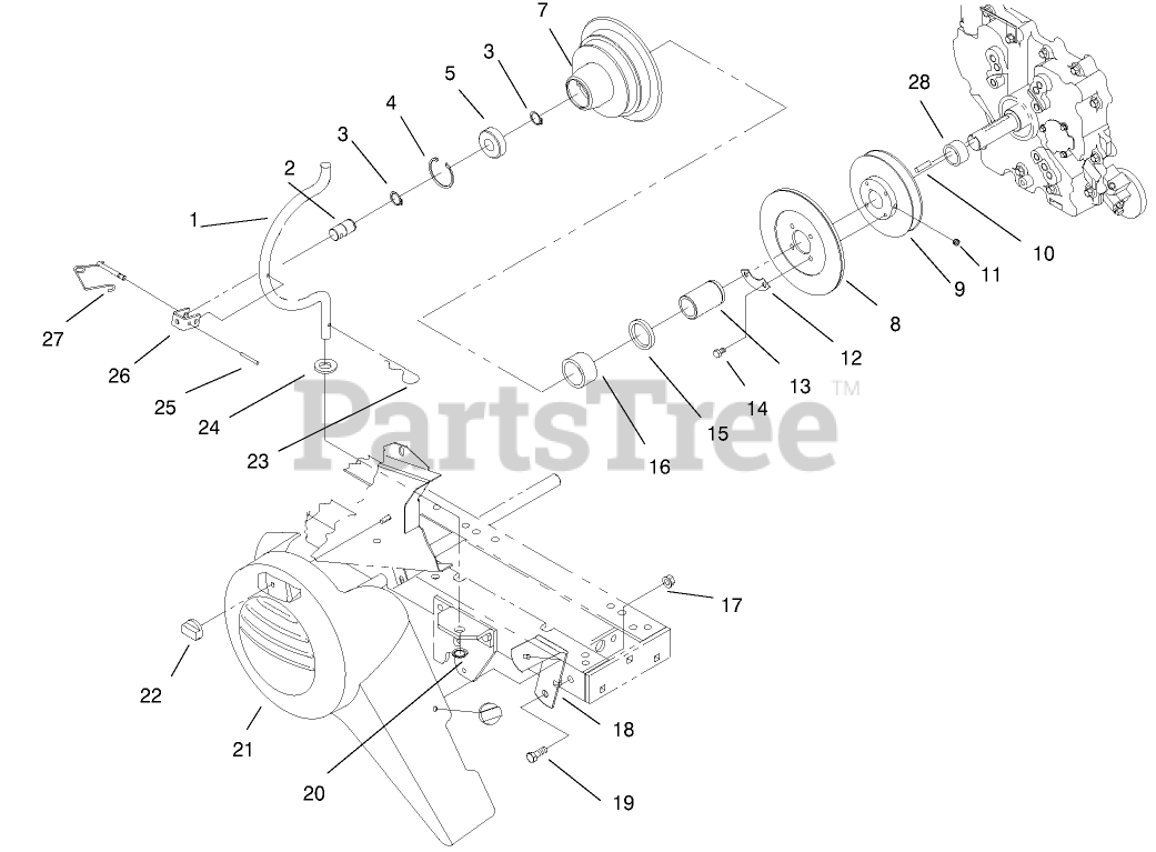 Toro 73449 (314-8) - Toro Garden Tractor (sn: 200000001 - 200999999 