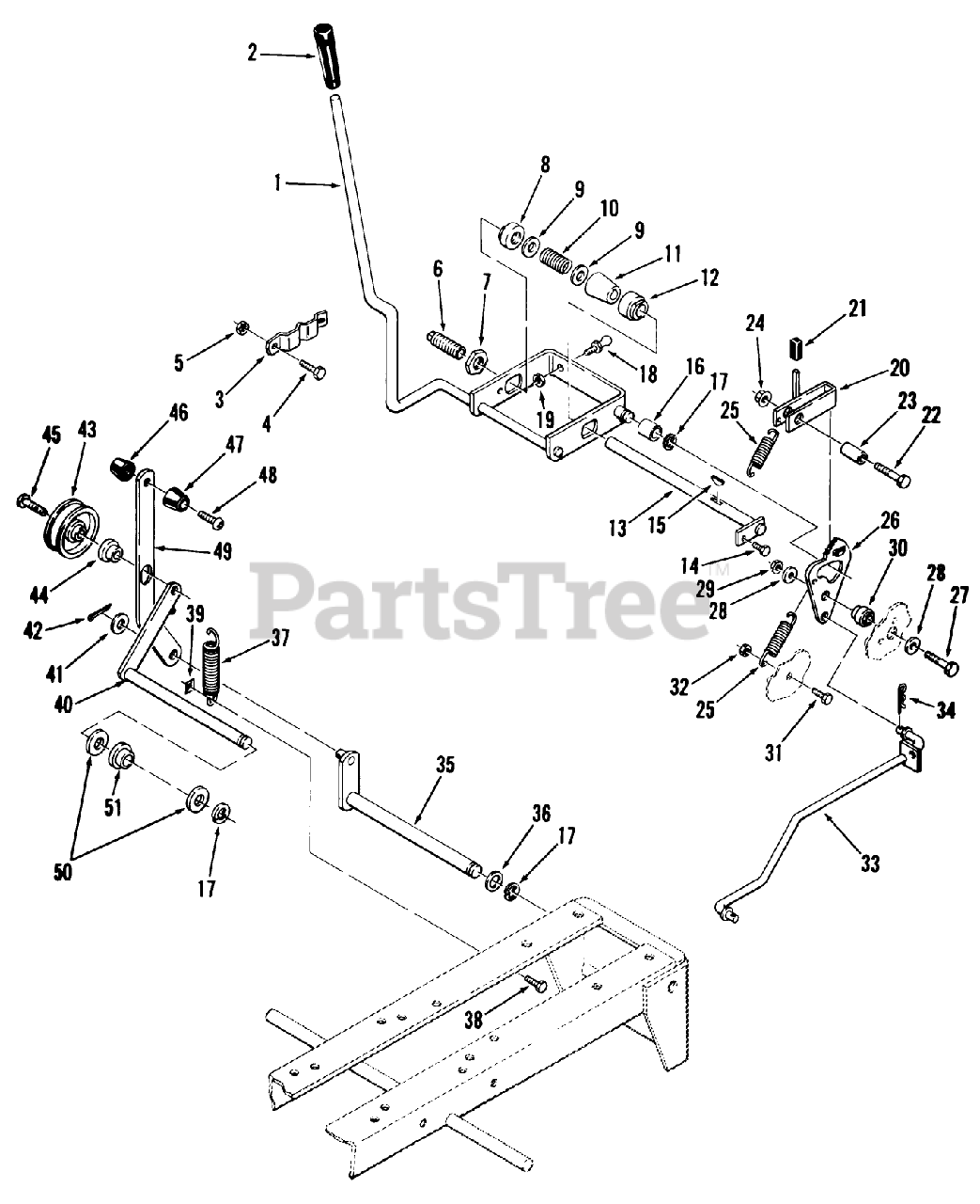 Toro 91-12K802 (C-121) - Toro Lawn Tractor (1979) CLUTCH, BRAKE AND ...