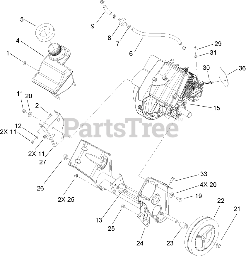 Toro 38517 (CCR 3650) - Toro 20