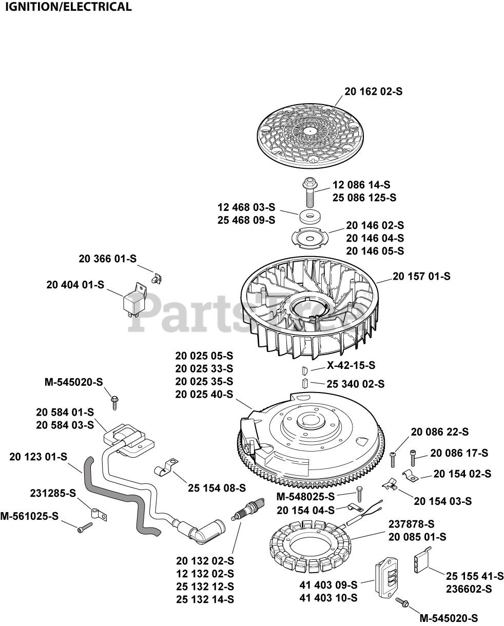 Kohler SV6000009 Kohler Courage Single Engine, Made for MTD, 20hp