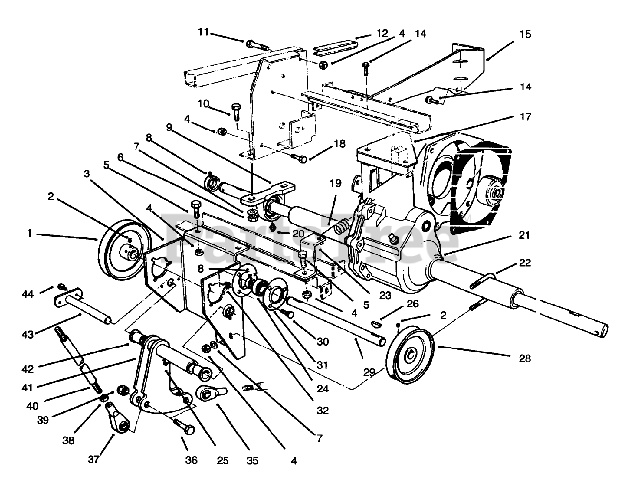 Toro 30610 (120) - Toro Proline Lawn Tractor (SN: 059001300 - 059999999 ...