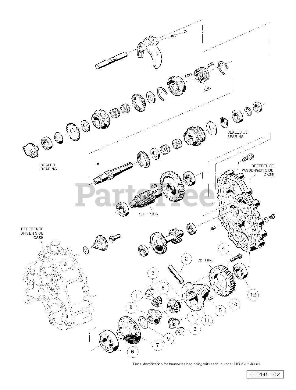 Husqvarna HUV 4213 - Husqvarna 4x2 Utility Vehicle (2006-11) MC012C ...