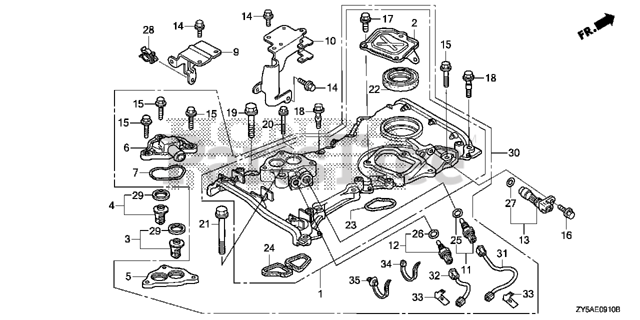 Honda Bf150 Parts Diagram