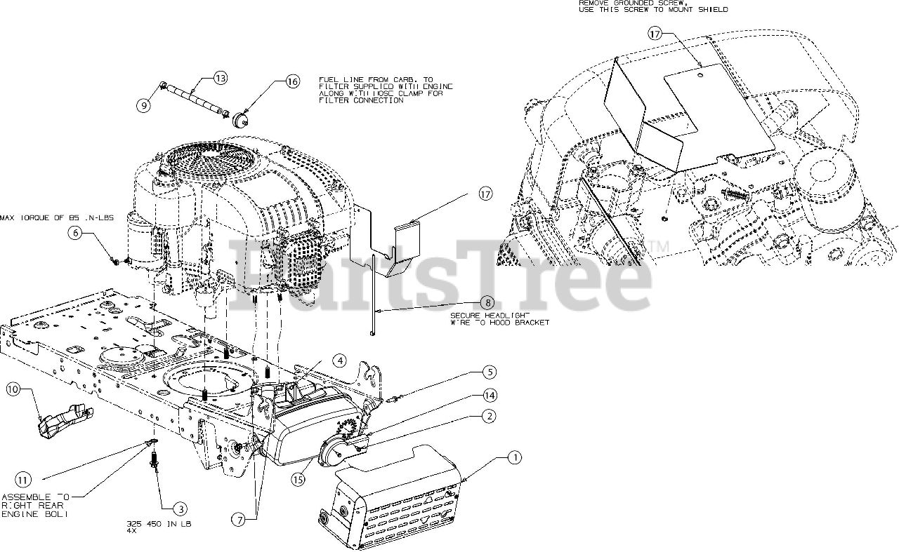 Craftsman 247.203726 (13A278XS099) Craftsman T1200 Lawn Tractor (2018