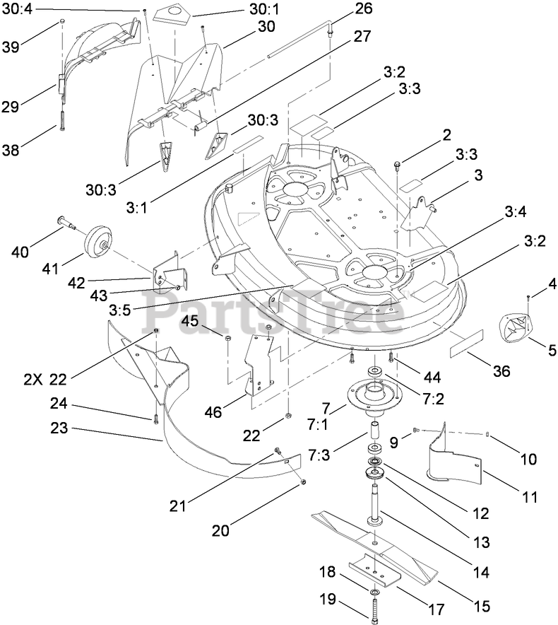 Toro 71252 (XL 380 H) - Toro Lawn Tractor (SN: 310002001 - 310999999 ...