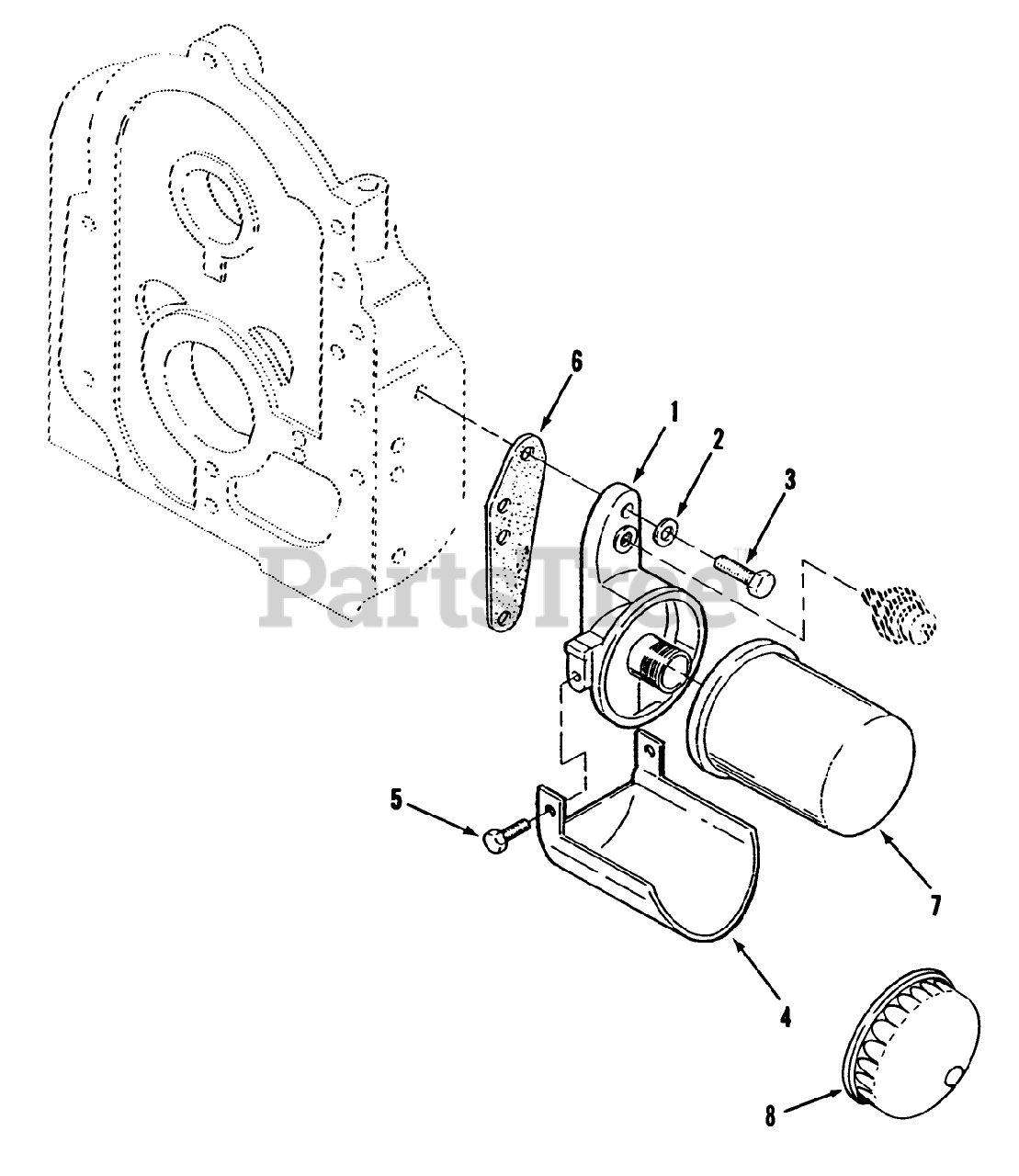 Toro 31-20OE02 (520-H) - Toro Garden Tractor (1989) OIL FILTER Parts ...