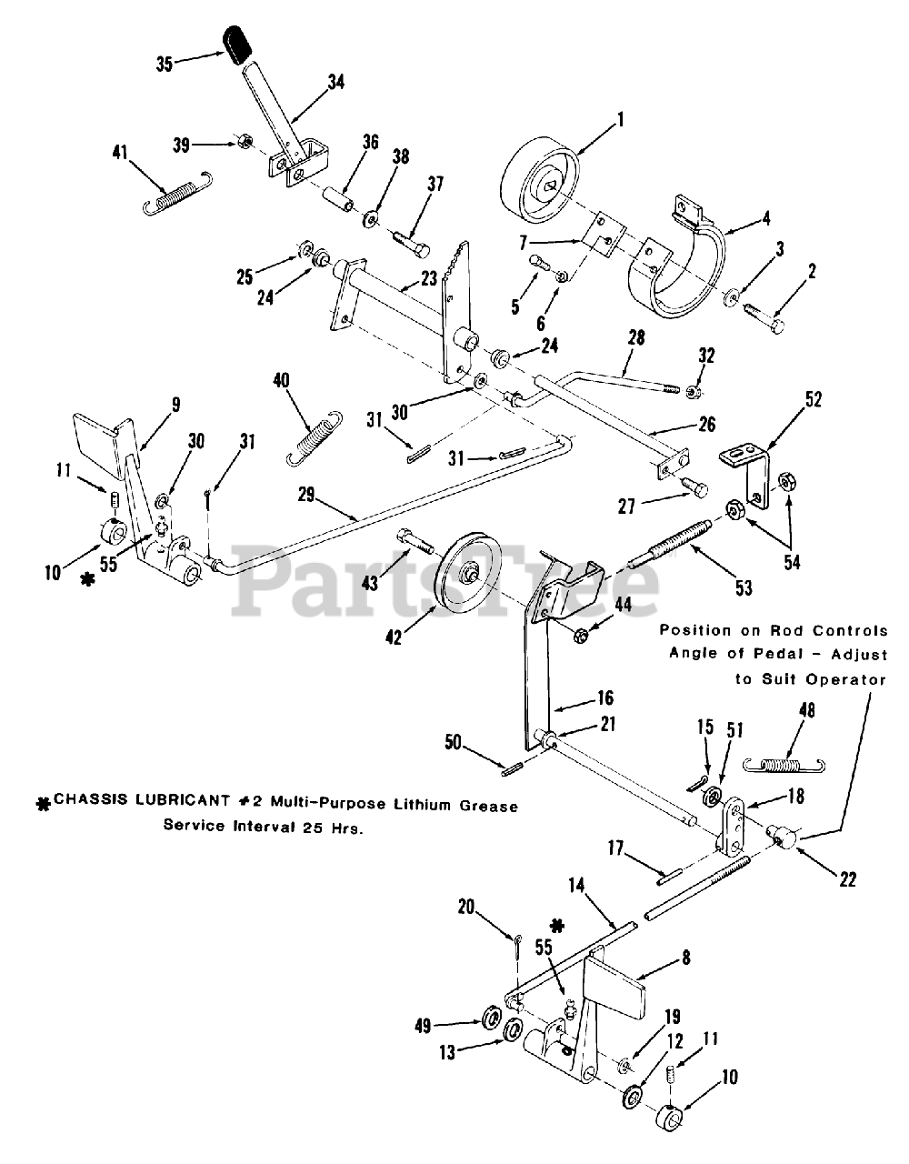 Toro 31-14K804 (414-8) - Toro Garden Tractor (1989) CLUTCH, BRAKE AND ...