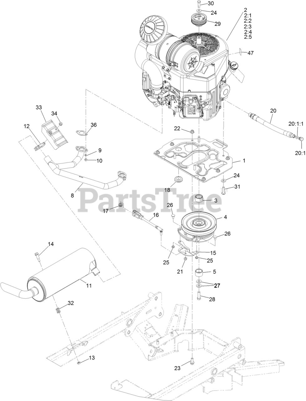 Exmark STS651GKA48400 - Exmark 48