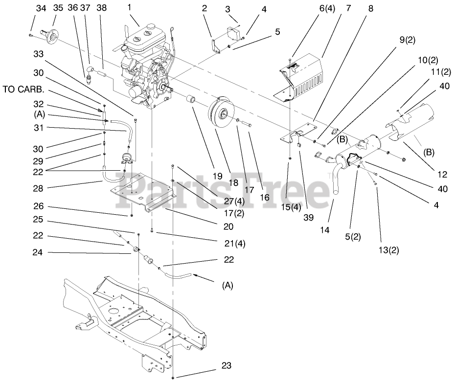 Toro 73545 (520 Lxi) - Toro Garden Tractor (SN: 089000001 - 089999999 ...