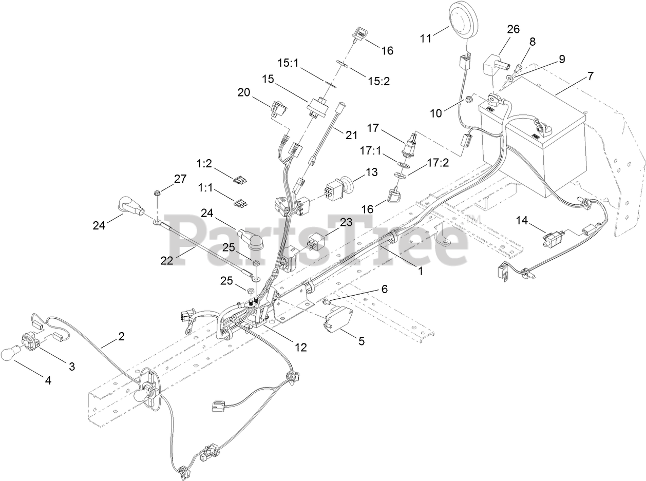 Toro 71254 (XLS 380) - Toro Lawn Tractor (SN: 313000001 - 313999999 ...