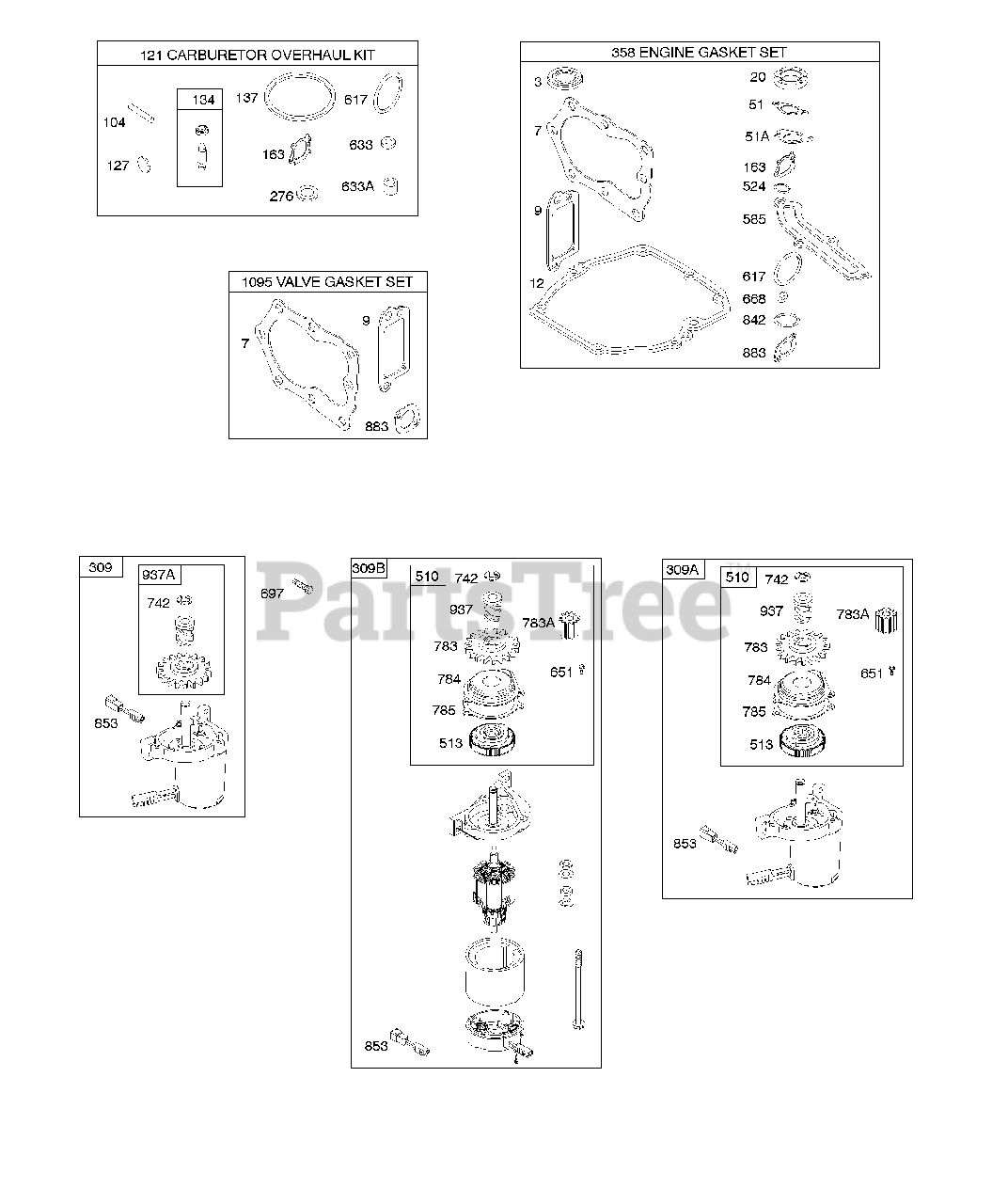 Briggs & Stratton 126T02-0298-B1 - Briggs & Stratton Vertical Engine ...