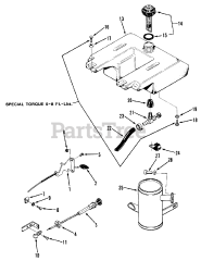 21-12K801 (312-8) - Toro Garden Tractor (1985) Parts Lookup with ...