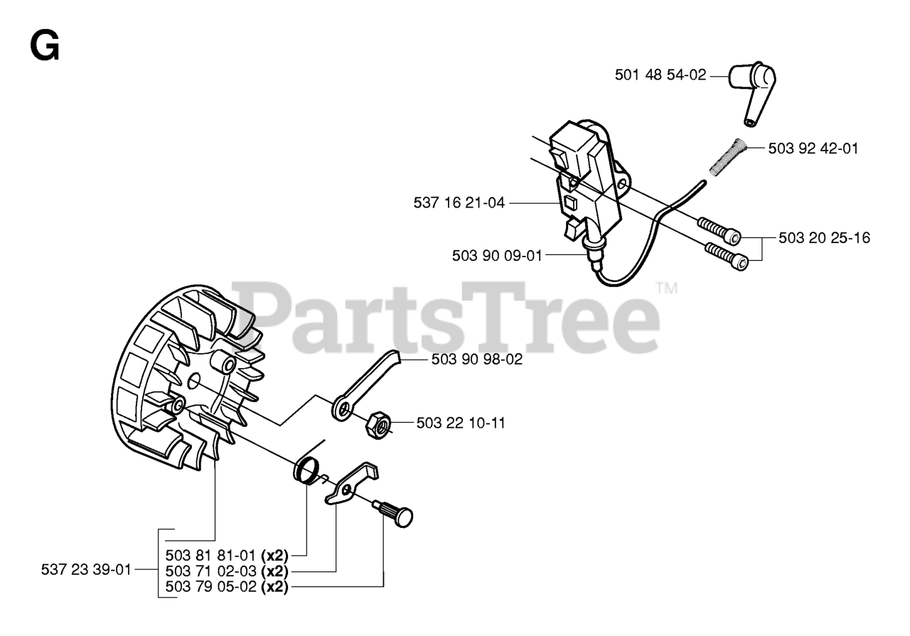 Husqvarna 338 XPT - Husqvarna Chainsaw (SN: 20051000001 - 20060100000 ...