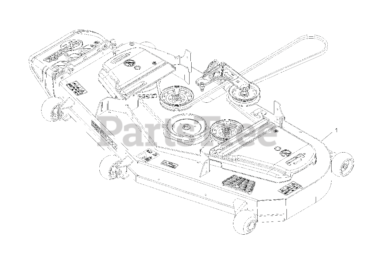 Exmark RAE708GEM60300 Exmark 60" Radius ESeries ZeroTurn Mower