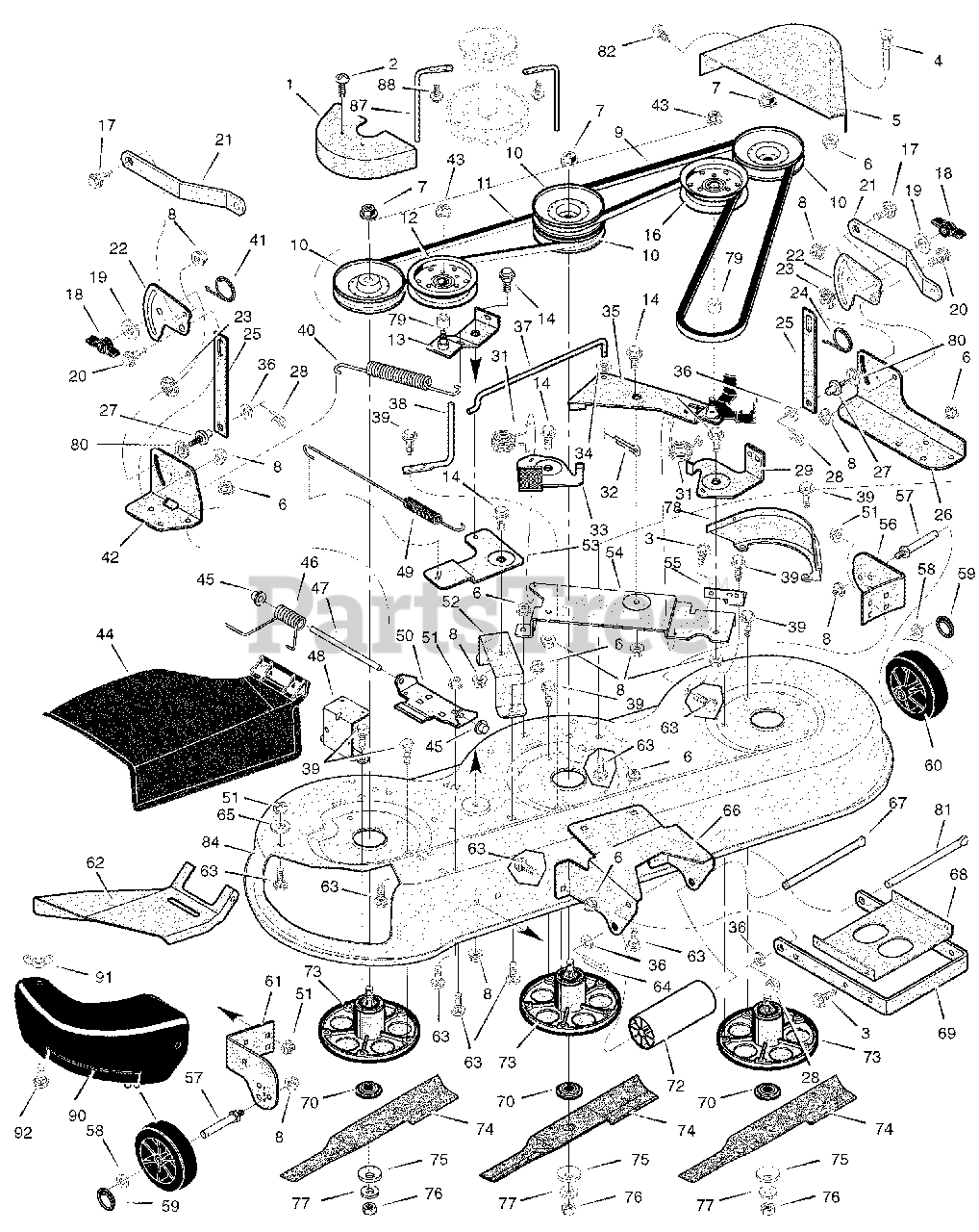 Craftsman C950-60471-0 - Craftsman 42" Lawn Tractor, Canada (2004