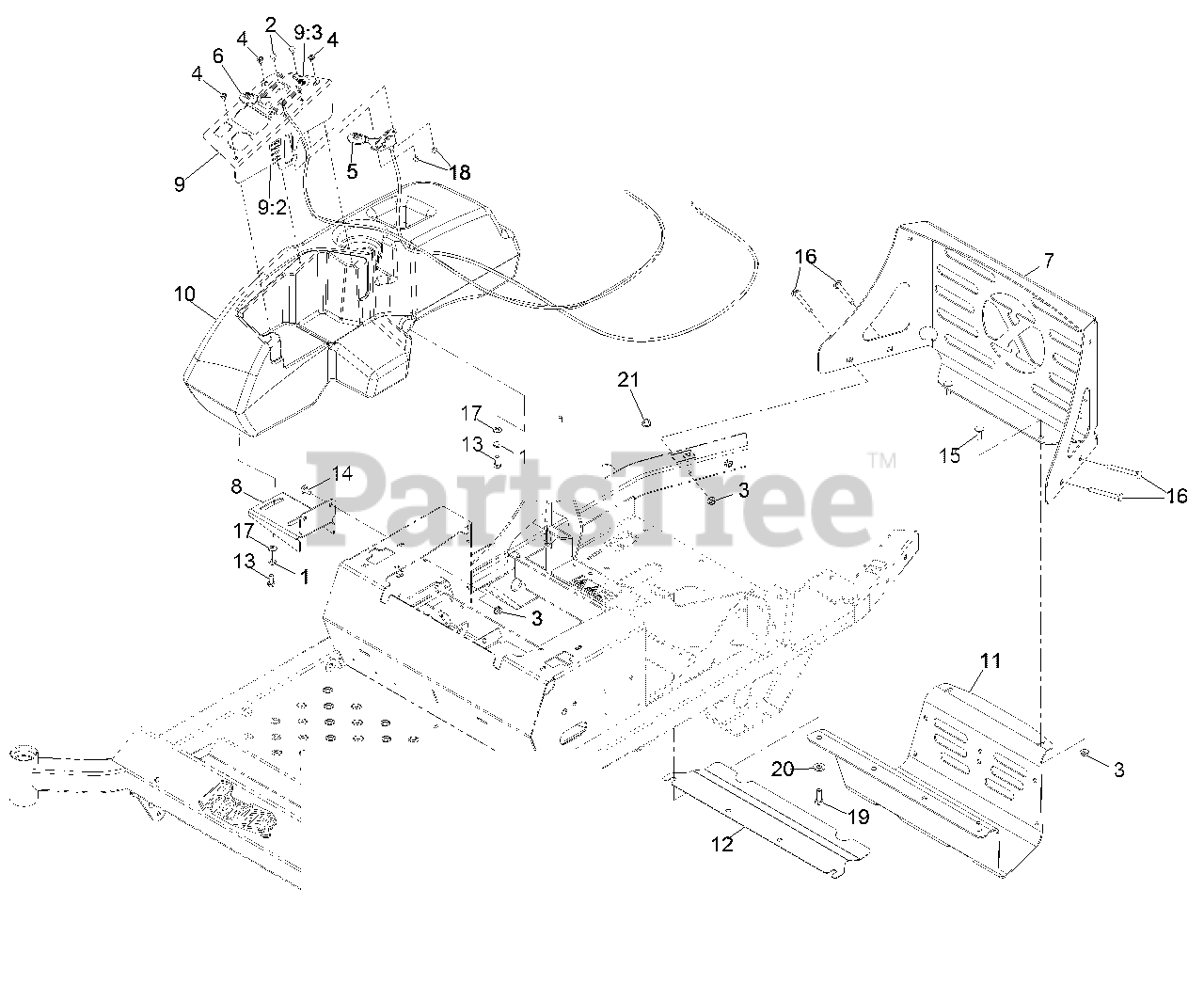 Exmark PNS740GKC60RA3 - Exmark 60