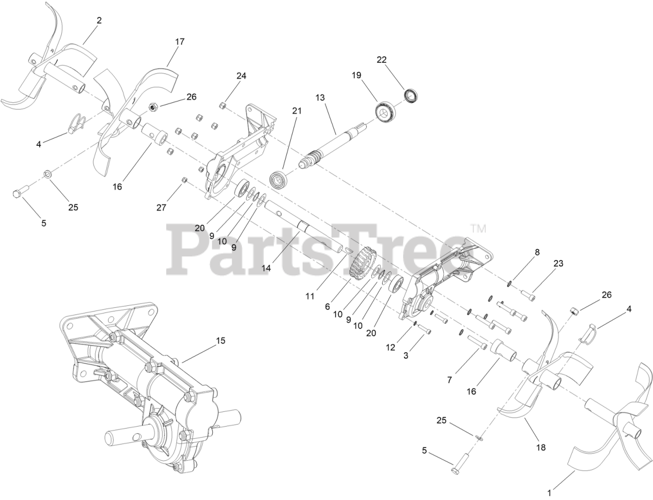 Toro 58604 Toro FrontTine Tiller/Cultivator (SN 322006941