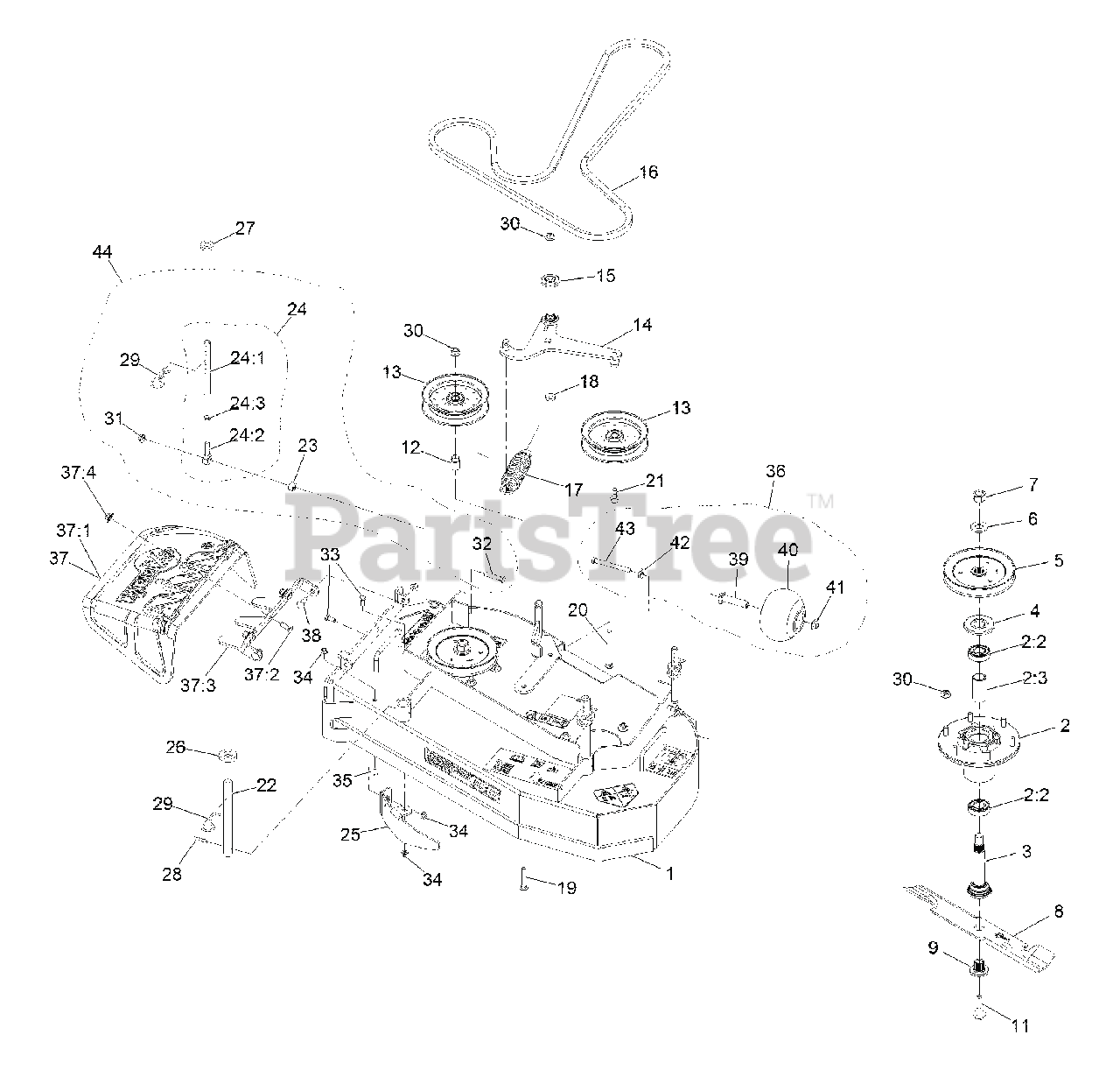 Exmark TTS481CKA36300 - Exmark 36