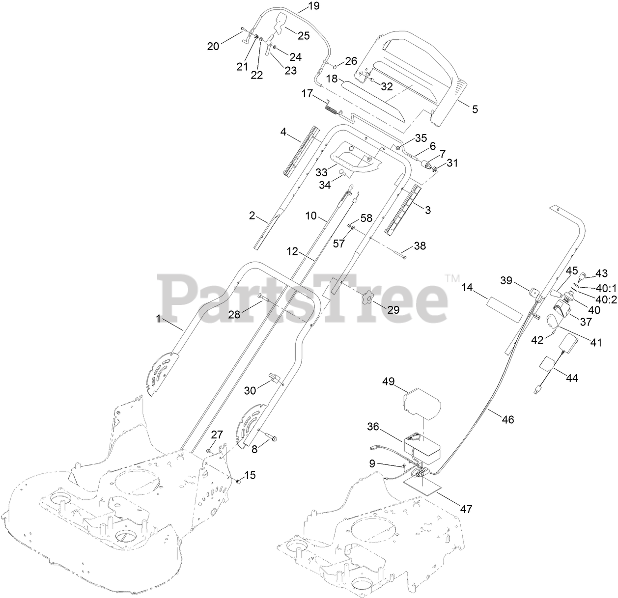 Toro 21811 - Toro 76cm TimeMaster Walk-Behind Mower (SN: 405541084 ...