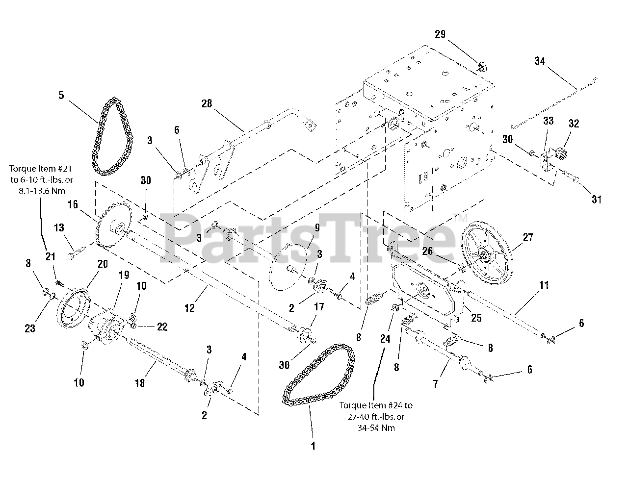 John Deere 928E (1695441) - John Deere 28" Snow Thrower (2008) Traction ...