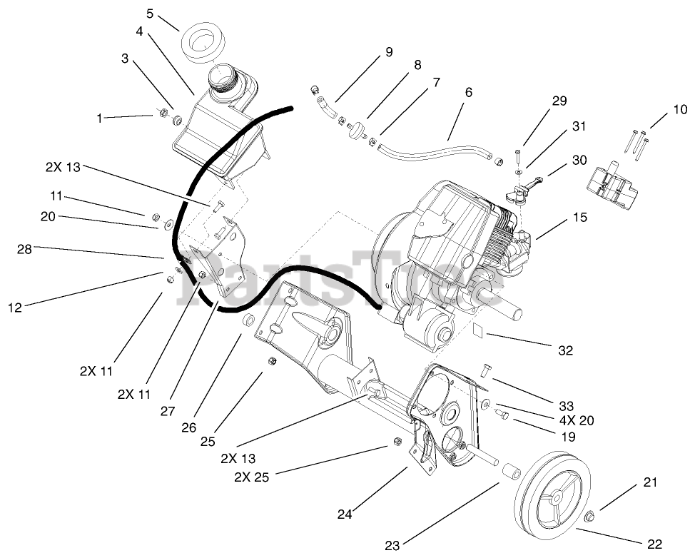 Toro 38518 (CCR 3650) - Toro 20