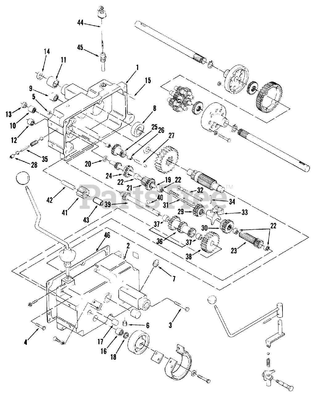 Toro 91-12K802 (C-121) - Toro Lawn Tractor (1979) MECHANICAL ...