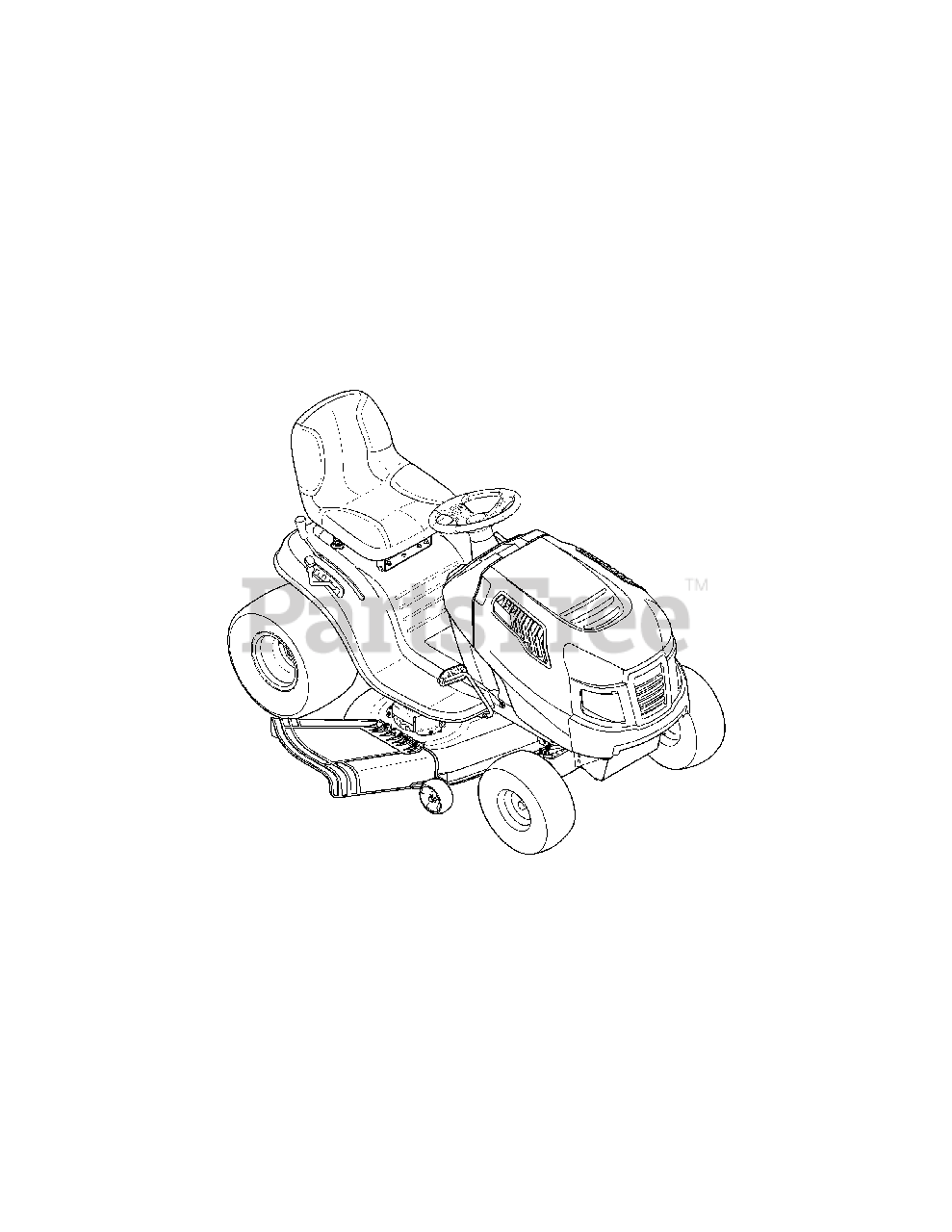 Craftsman 247.288851 (13AL78ST099) - Craftsman Lawn Tractor (2011 ...