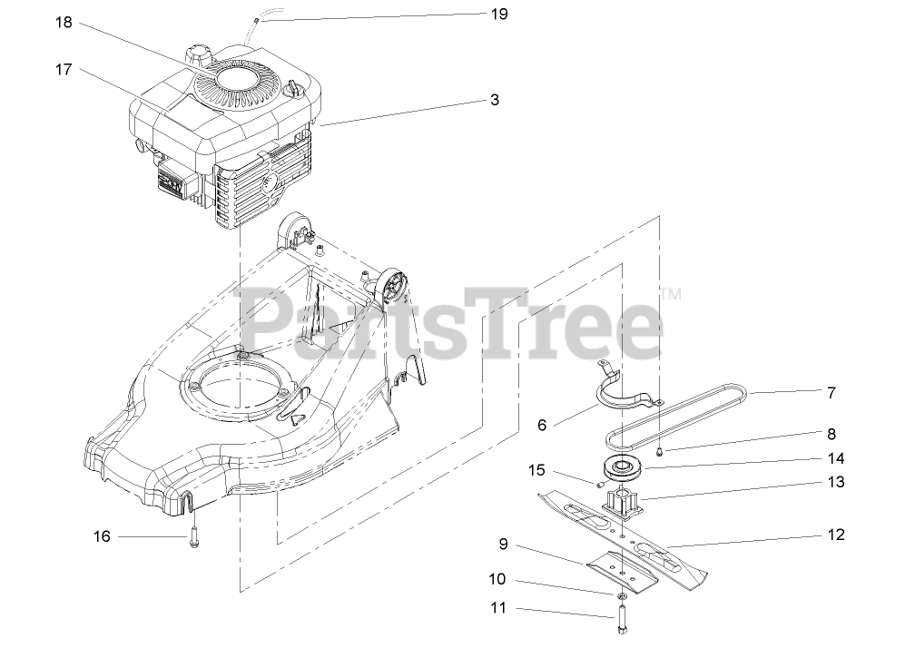 Toro 20831 - Toro 48cm Recycler Walk-Behind Mower (SN: 260000001 ...