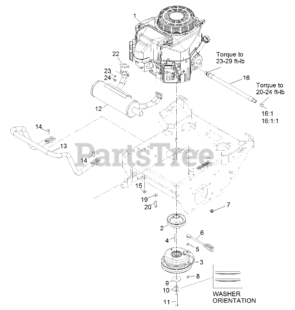 Exmark TTS600GKA523E0 - Exmark 52