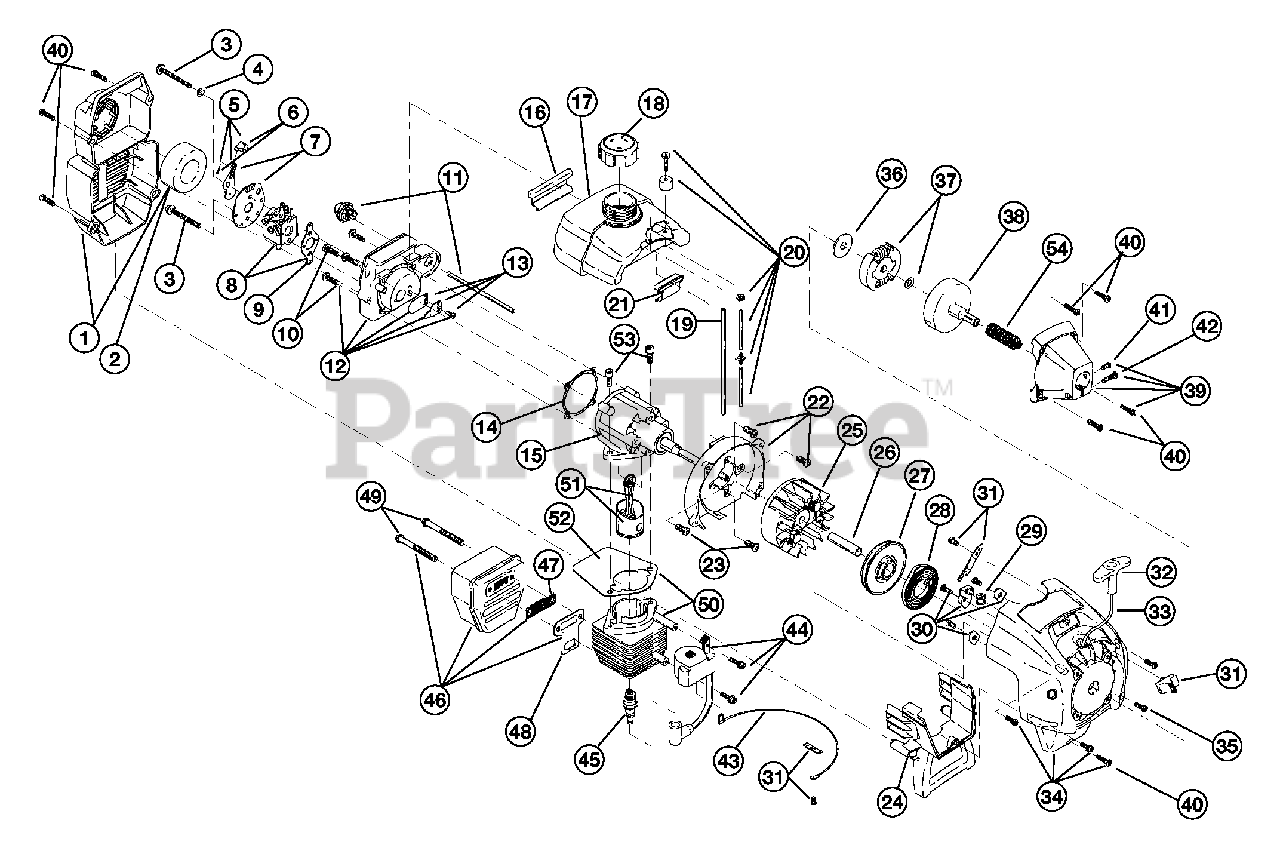 Ryobi 725r (41AD725A034) - Ryobi String Trimmer Engine Parts Lookup ...